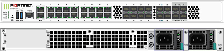 Thiết kế phần cứng của Firewall FortiGate FG-900G-BDL-950-36