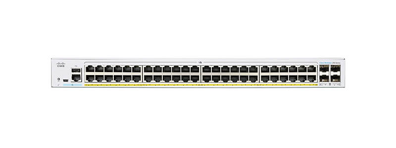CBS250-48P-4G-EU Switch Cisco CBS250 48 port 10/100/1000 PoE+ 370W, 4 port 1G SFP uplink 